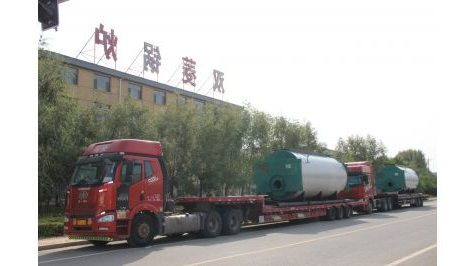 焦化公司蒙西洗煤厂3台10吨、1台6吨燃气蒸汽锅炉发货！